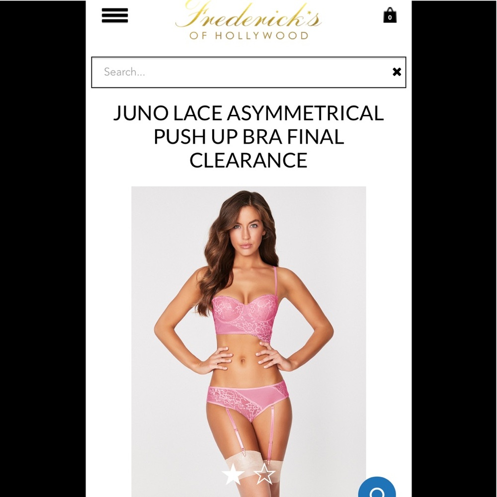 Fredericks of Hollywood Juno bra BNWT DISCONTINUED